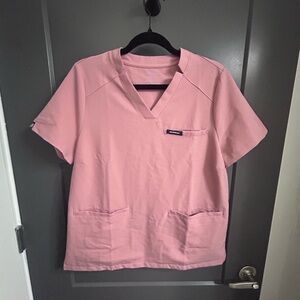 Jaanuu Pink Scrub Top
